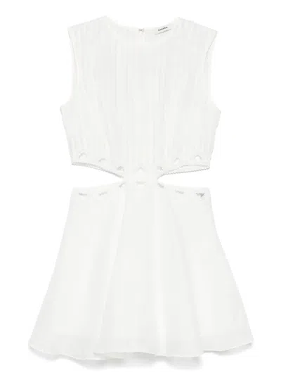 Sandro Cut-out Mini Dress