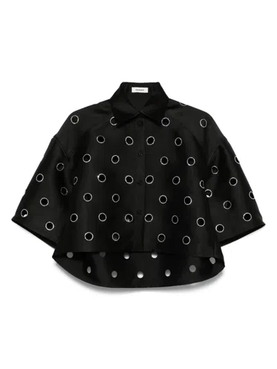 Sandro Cut-out Shirt