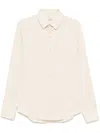 Sandro Loose Fit Button Down Shirt In Neutrals