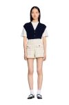 SANDRO SANDRO DECORATIVE TWEED SHORTS