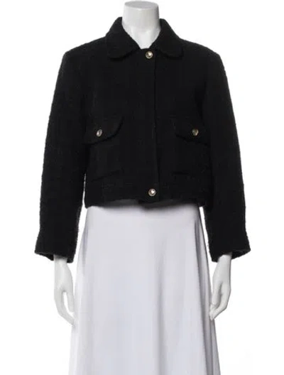 Pre-owned Sandro Denim Jacket In Blue