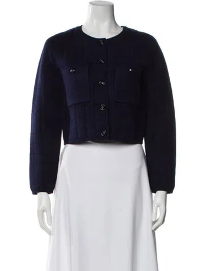 Pre-owned Sandro Denim Jacket In Blue