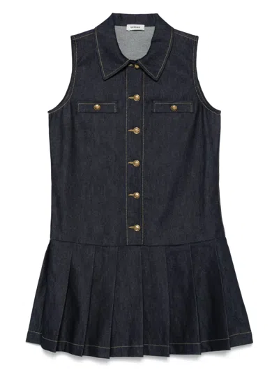 Sandro Denim Mini Dress