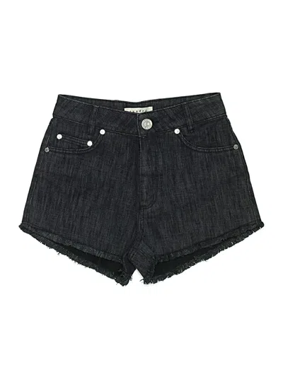 Pre-owned Sandro Denim Shorts In Black
