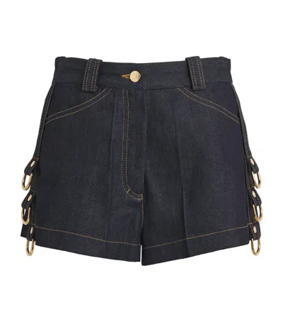 Sandro Denim Shorts In Blue
