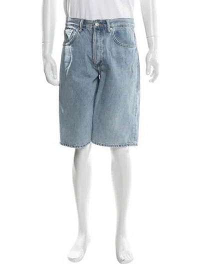 Pre-owned Sandro Denim Shorts In Blue