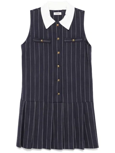 Sandro Dolla Mini Dress In Bleus