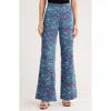 Sandro Woman Pants Blue Size 10 Polyester In Blue