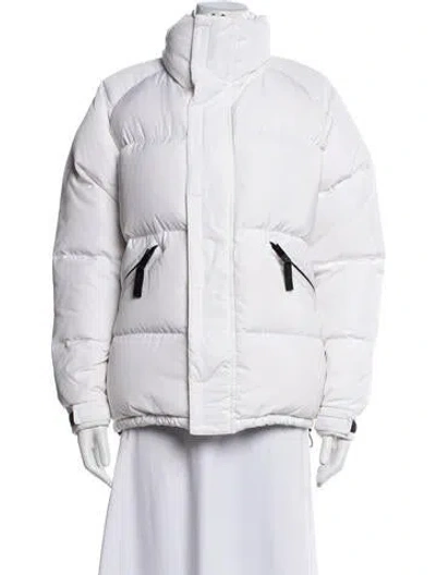 Pre-owned Sandro Down Jacket In White