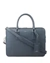 Sandro Downtown Large Saffiano Leather Briefcase In Fonte