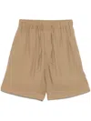 Sandro Drawstring Bermuda Shorts In Neutrals