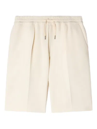 Sandro Drawstring-fastening Chino Shorts In Neutral