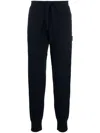 Sandro Drawstring Fine-knit Track Pants In Blue