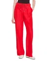 Sandro Drawstring Trousers In Red