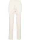 Sandro Drawstring Straight-leg Trousers In Neutrals