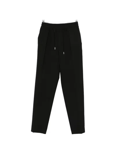 Sandro Drawstring Trousers In Black