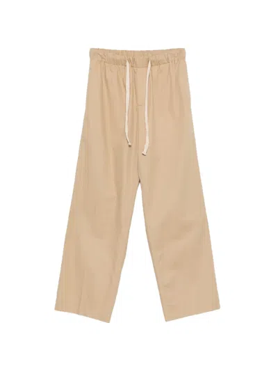 Sandro 드로스트링 웨이스트 팬츠 In Brown