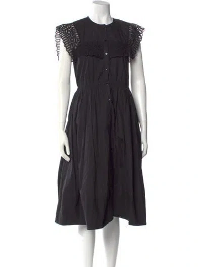 Pre-owned Sandro Dress In Black