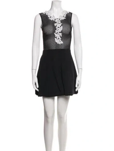 Pre-owned Sandro Dress In Black