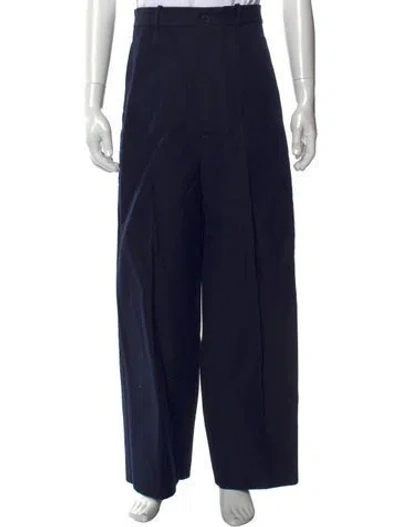 Pre-owned Sandro Dress Pants In Blue