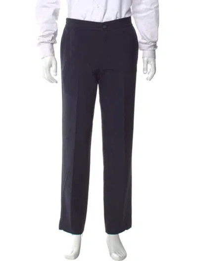 Pre-owned Sandro Dress Pants In Blue