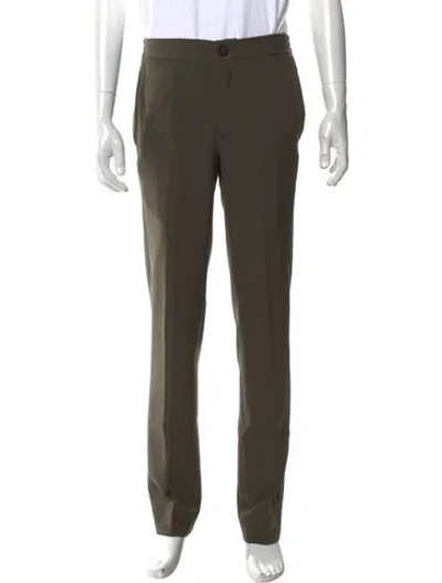 Pre-owned Sandro Dress Pants In Green