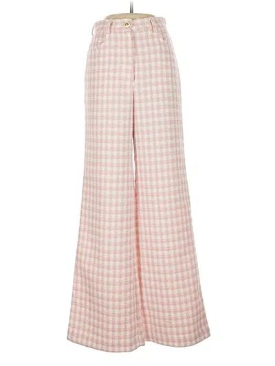 Pre-owned Sandro Dress Pants In Pink