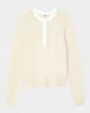 Sandro Wool And Cashmere Sweater In Nude