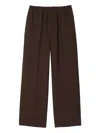 Sandro Hose Mit Elastischem Bund In Brown