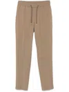 Sandro Gerade Hose Mit Stretchbund In Nude