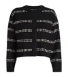 Sandro Embellished Cardigan In Black