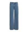 Sandro Embellished Straight Jeans In Blue