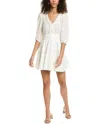 Sandro Woman Short Dress White Size 2 Cotton In White