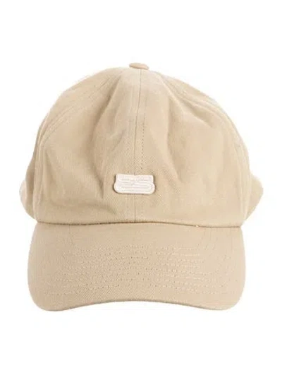 Pre-owned Sandro Embroidered Adjustable Hat W/tags In Neutrals