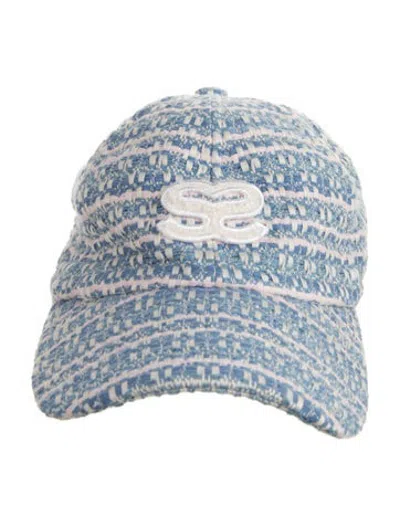 Pre-owned Sandro Embroidered Baseball Cap In Blue