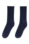 Sandro Embroidered Socks In Royal Blue