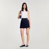 Sandro Basic Rib Cotton Tank In White