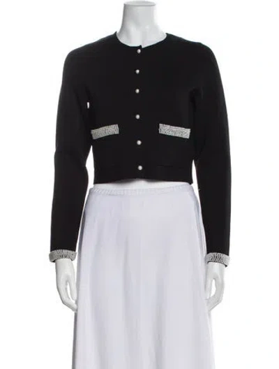 Pre-owned Sandro Evening Jacket In Black