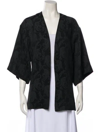 Pre-owned Sandro Evening Jacket In Black