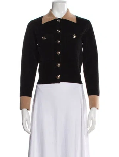 Pre-owned Sandro Evening Jacket In Black