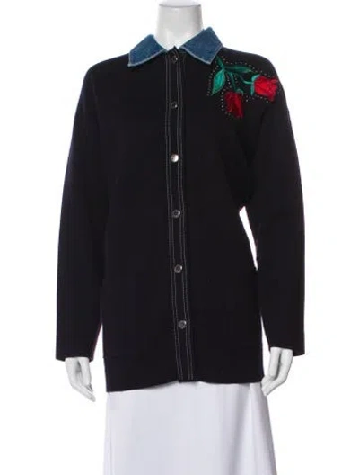 Pre-owned Sandro Evening Jacket In Black