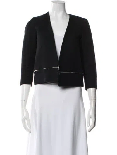 Pre-owned Sandro Evening Jacket In Blue