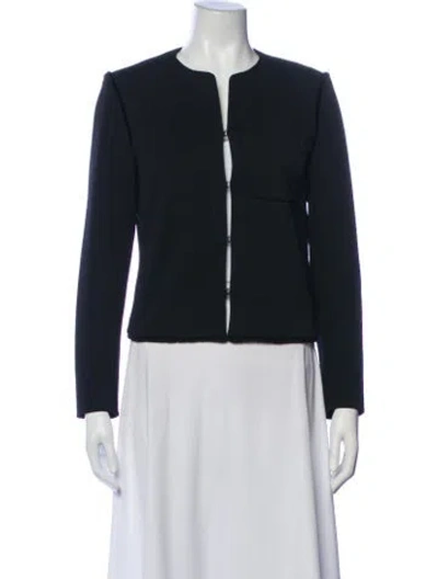 Pre-owned Sandro Evening Jacket In Blue