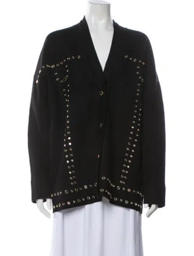Pre-owned Sandro Evening Jacket In Gray