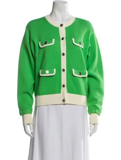 Pre-owned Sandro Evening Jacket In Green