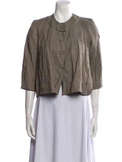 Pre-owned Sandro Evening Jacket In Neutral