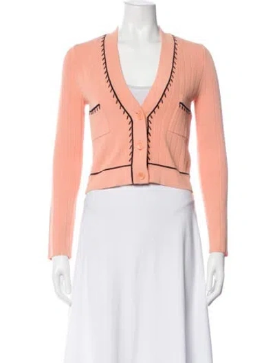 Pre-owned Sandro Evening Jacket In Orange