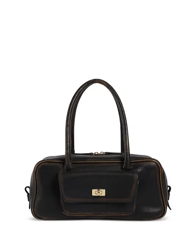 Sandro Ezmehralda Suede Crossbody Bag In Purple