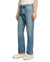 Sandro Faded Loose-fit Jeans In Blue Vintage Denim In Blue Vintage Denim