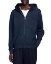Sandro Faded Zip Front Hoodie